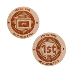 Milestone Wooden Nickel SWAG Coin - 1st Find! - Image 1