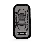 Emblema Geocaching rastreável