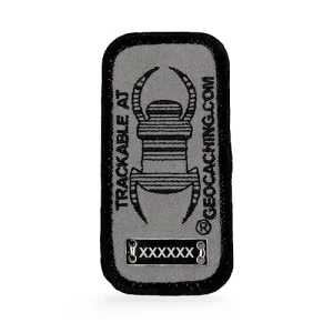 Emblema Geocaching rastreável