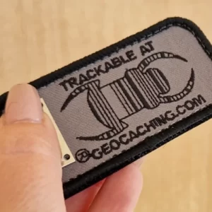 Emblema Geocaching rastreável